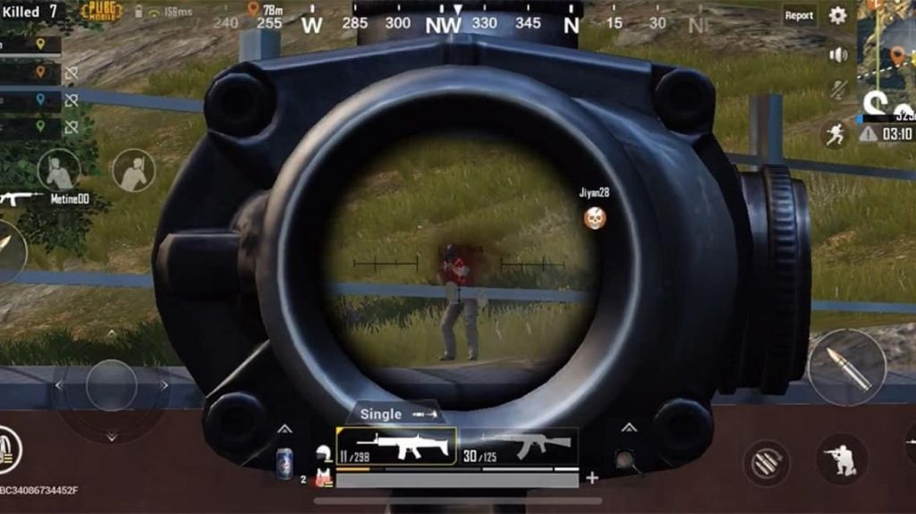 how to auto aim in PUBG