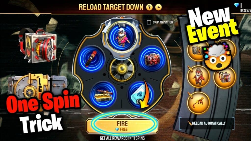 Event Free Fire Reload Target Down