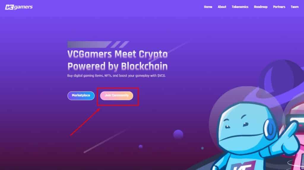 Cara join $VCG Community
