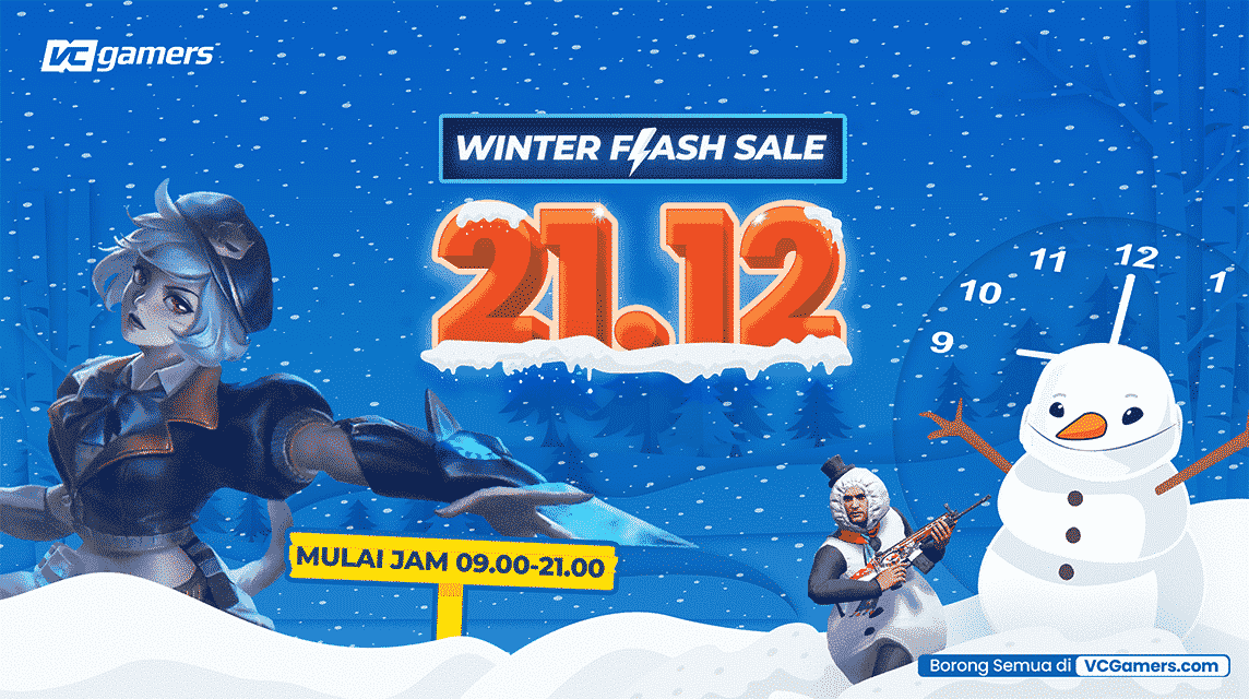 winter flash sale 21.12 vcgamers marketplace