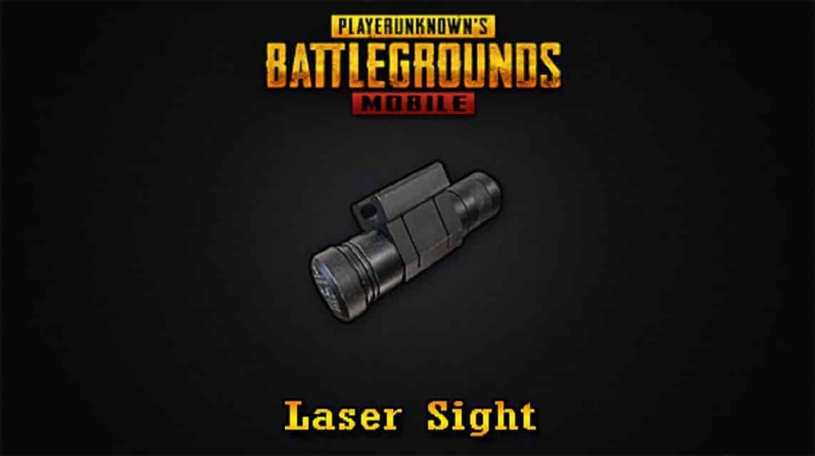 laser sight PUBG Mobile