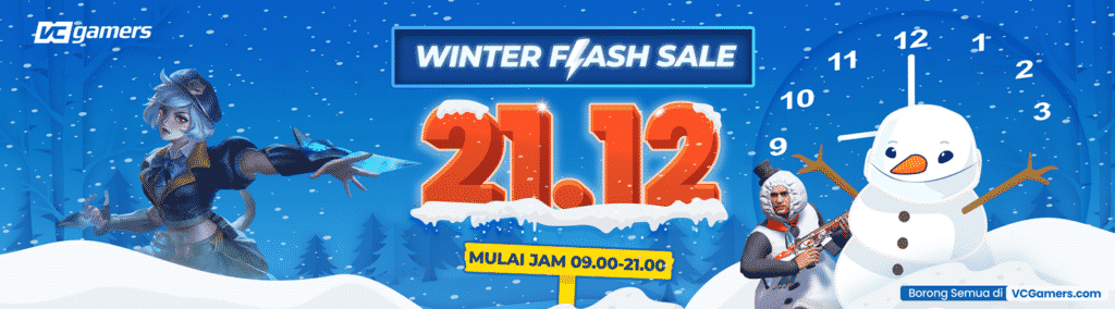 winter flash sale vcgamers