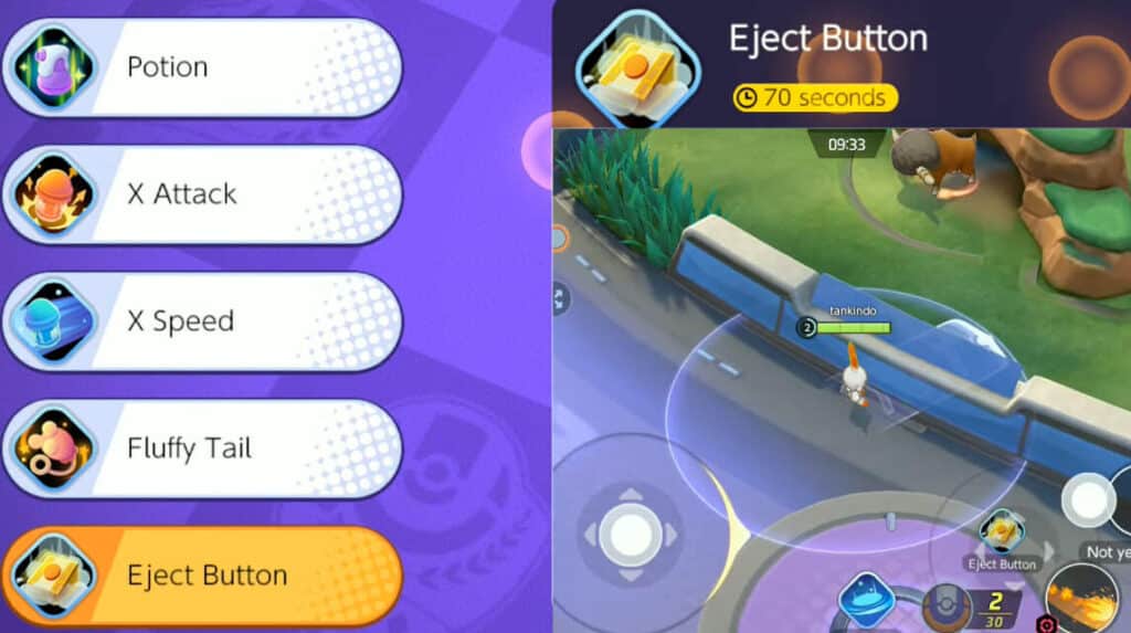 battle item pokemon unite eject button 1