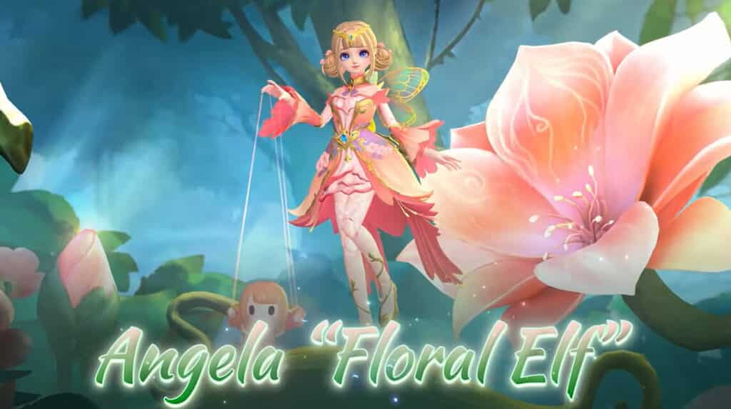 skin angela floral elf