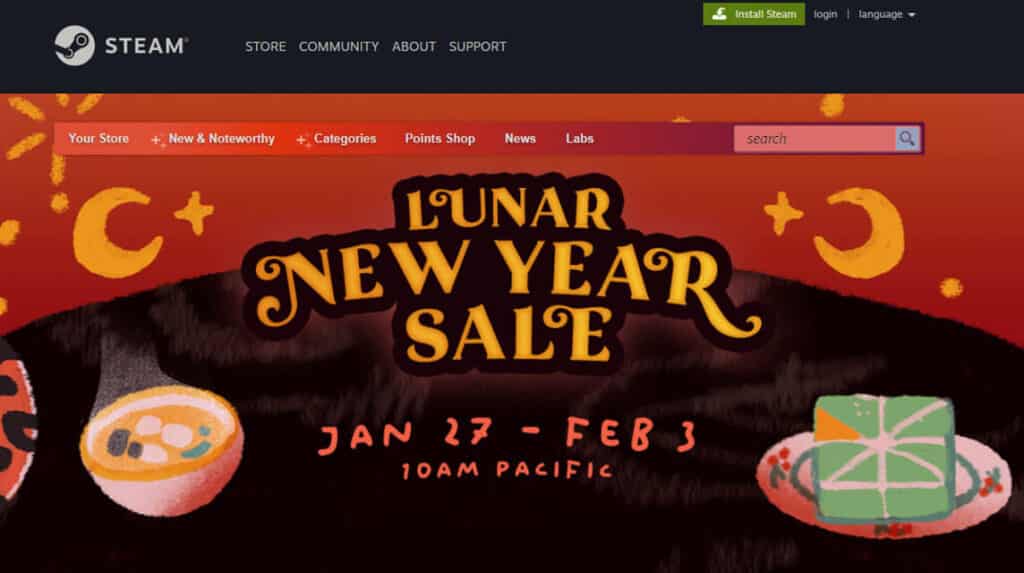 steam lunar year 2022 sale