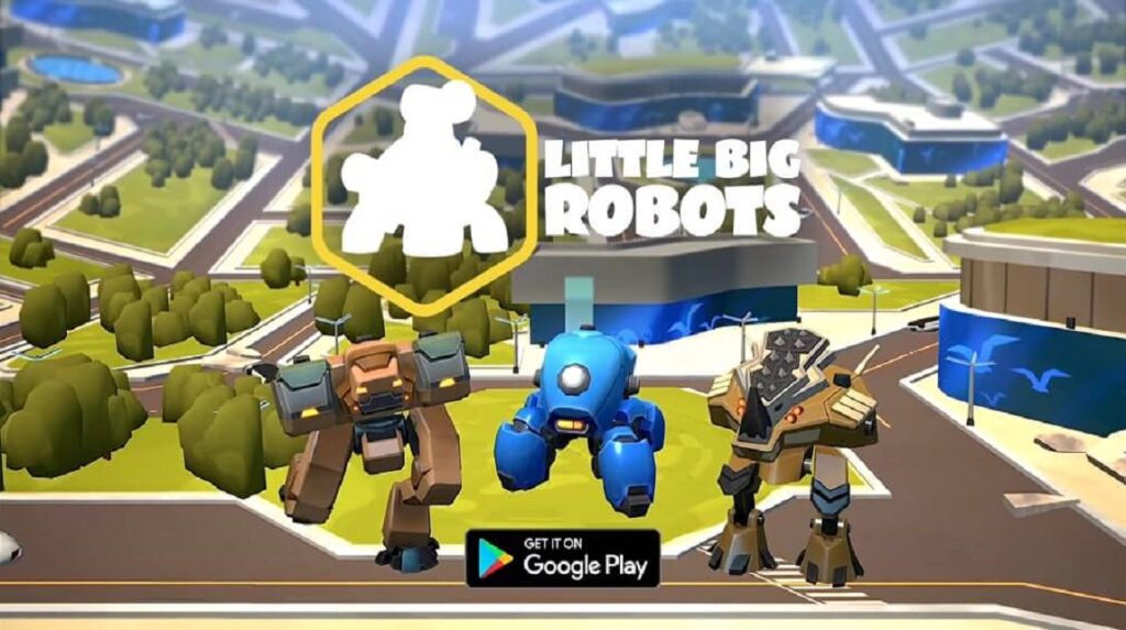 Sammlung von Android-Spielen, kleine große Roboter