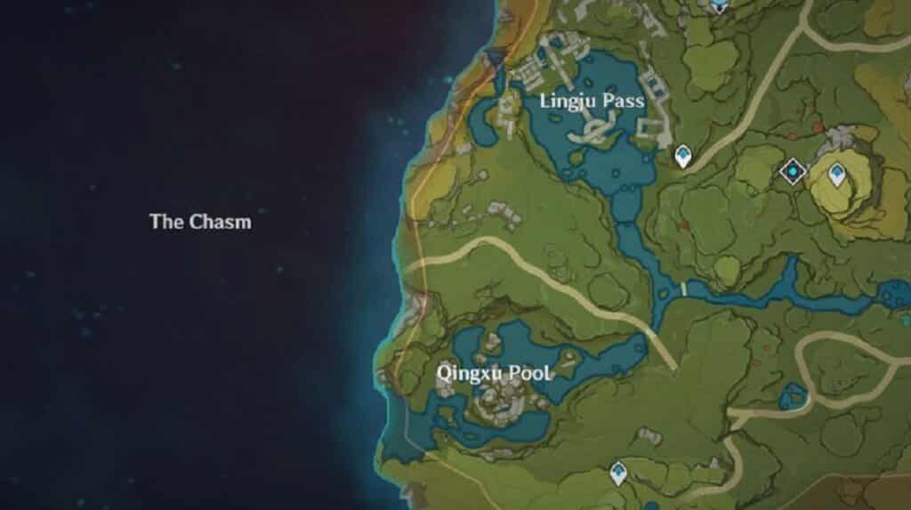 Die Chasm Genshin Impact-Karte