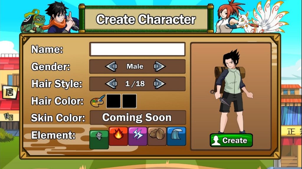 ninja legends custom character