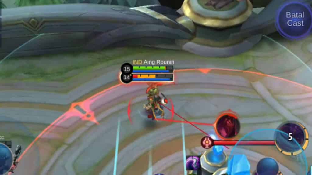 ruby mobile legends disrupts the opponent's formation